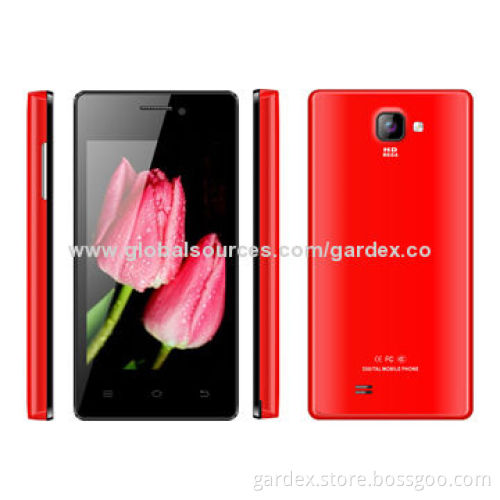 Cheap Price Dual-core 4" Android Touchscreen Mobile Phones, 1,100mAh, 3.7V, Multicolor for Option